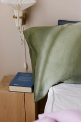 60260-0200-08-10_3; Finlayson Lino Pellavatyynyliina Jäkälänvihreä / 50x60 cm 