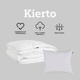 40621-0403-01-04_3; Finlayson Kierto Parivuoteen peitto Valkoinen / 240x200 cm 