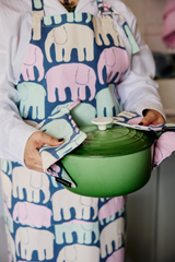 80017-4547-30-10_3; Finlayson Elefantti Patalappu 2 kpl Multi Siniharmaa / Pastelli / 22x22 cm 