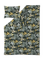 60652-5525-02-06; Finlayson Bella Pussilakanasetti Vihreä / Keltainen / 150x210 + 50x60 cm 